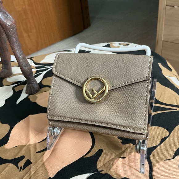 Fendi Handbags - FENDI Tri-fold Compact Wallet